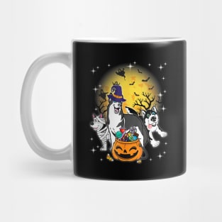 Husky Mummy Witch Dog Moon Halloween Mug